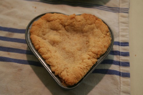 PB heart cookie