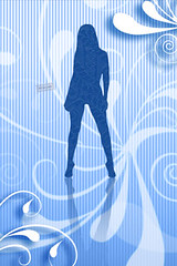 Fantasy iphone wallpaper blue
