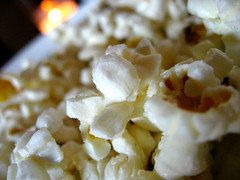 Truffled popcorn, salty and delicous.
