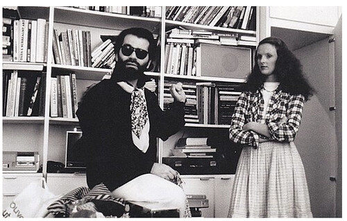 Karl Lagerfeld and Grace Coddington, 1974