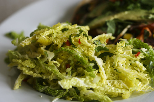 Lime and Chile Cabbage Slaw