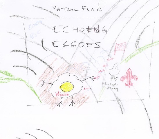 Echoing Eggoes Patrol Flag