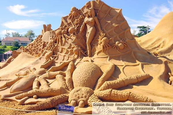 Annual Sand Sculpting Australia exhibition, Frankston waterfront-11