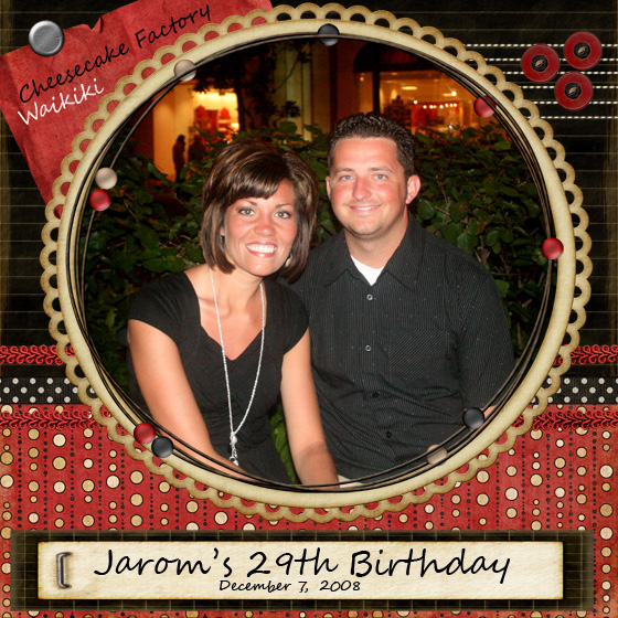 Jarom's Birthday in Hawaii Side 1