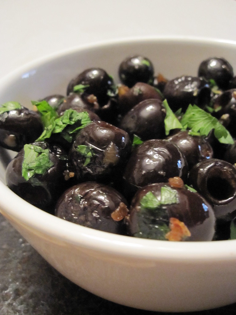 sauteed olives