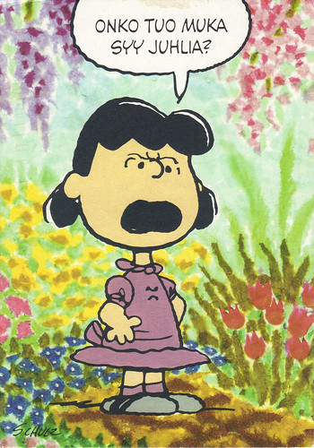  Peanuts' Lucy Postcard 