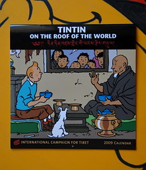 Tintin in Tibet calendar ICT su BAB - photo Goria - click