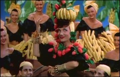 Carmen Miranda sings The Lady in the Tutti Frutti Hat.