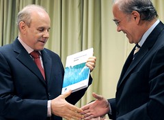  Brazilian Finance Minister Guido Mantega and OECD Secretary-General Angel Gurría, 14 July 2009