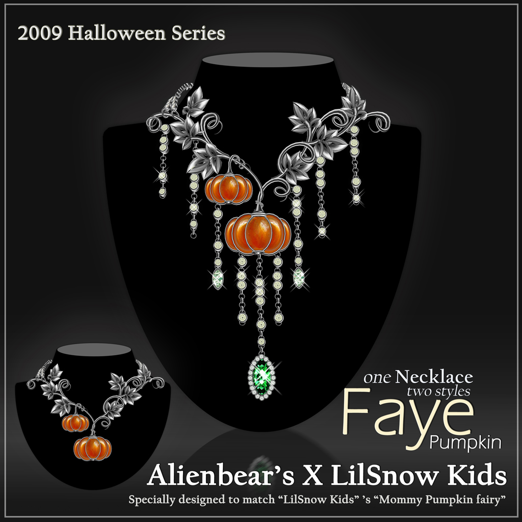 Faye Pumpkin necklace