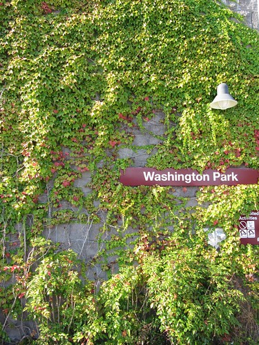 washington park sign