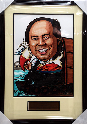 Caricatures for Black & Veatch in frame
