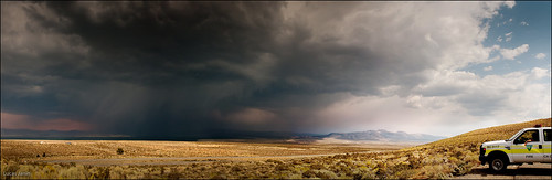 Storm on the desert