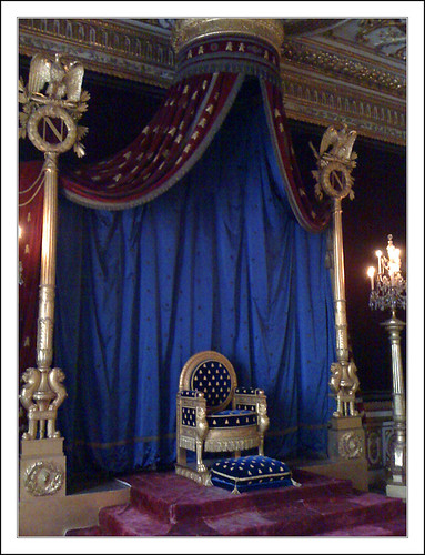 the throne room, Château de Fontainebleau