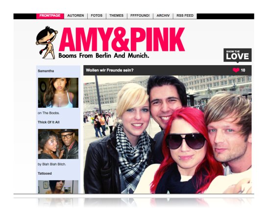amy & pink