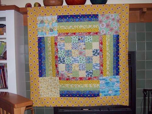 Finished Baby Quilt Top to Donate