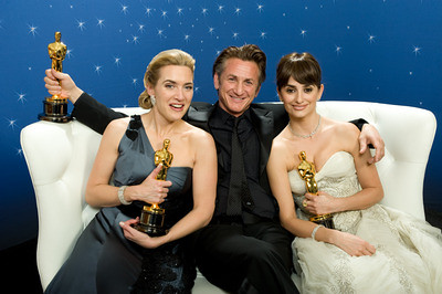 81st Academy Awards: Acting Winners-Kate Winslet, Sean Penn & Penelope Cruz by oscary2008
