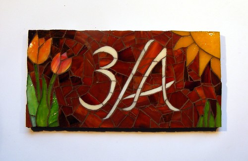 House number plaque - 3/A