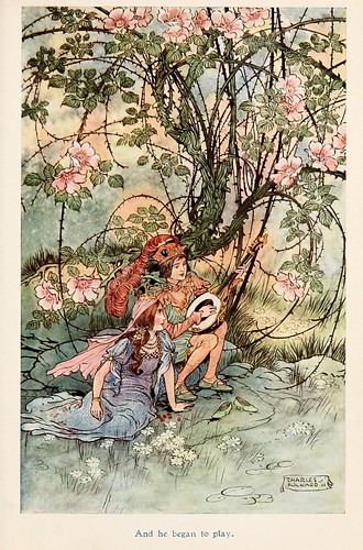 013- Charles Folkard- Jolly Calle & other Swedish fairy tales-1912-La princesa que escondio sus zapatos