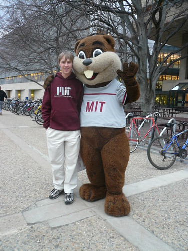 2009 MIT CPW Me and Tim the Beaver