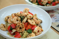 Spicy Moroccan Prawns with Couscous