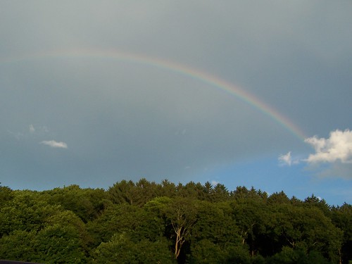 Rainbow over Kensico Dam