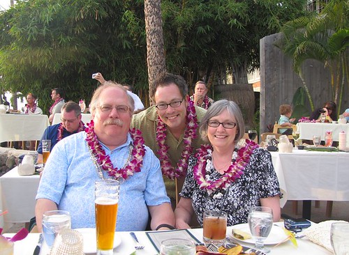 b, j and f at the luau