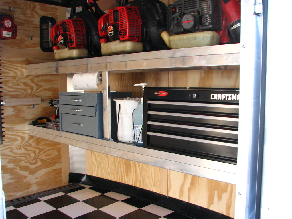 Pictures Of The New Enclosed Trailer Interior Lawnsite