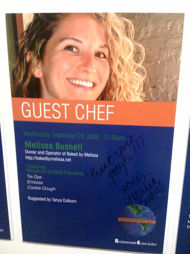 Melissa Bushell as Guest Chef at Google