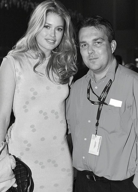 Me with Doutzen Kroes at LMFF 2009 by Global Photographics