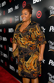 Jazz singer Jill Scott attends the BET Debra Lee Pre-Party Dinner held at the Vibiana on June 23, 2008 in Los Angeles, California. by Pan-African News Wire File Photos