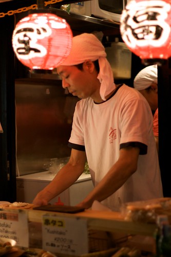 Takoyaki cook in Kyoto