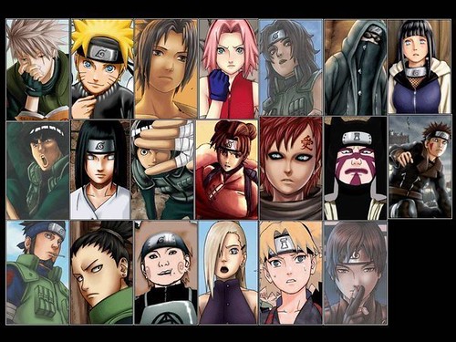 naruto characters pictures. naruto characters