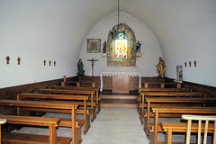 Intérieur de la chapelle d'Uxelles