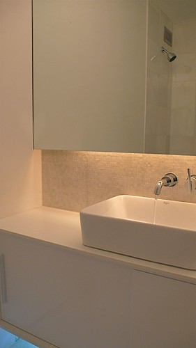 TINY White Modern Bathroom I Designed By Man Of Steel