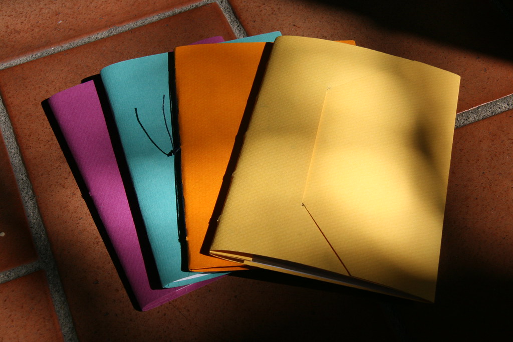 simple pamphlet stitch journals