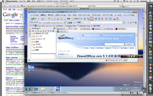 Windows 7RC running on my Mac
