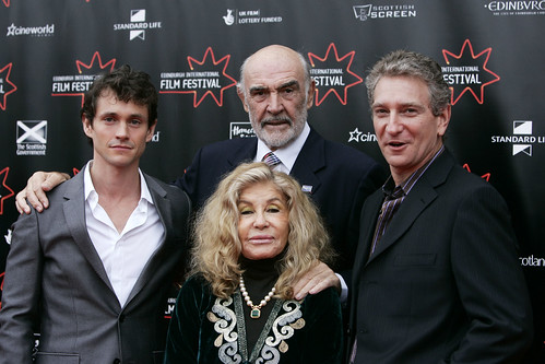 EIFF Patron Sir Sean Connery and his wife Micheline Roquebrune with actor 