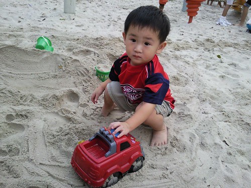 Sand toddler