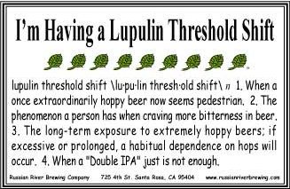 Lupulin Threshold Shift