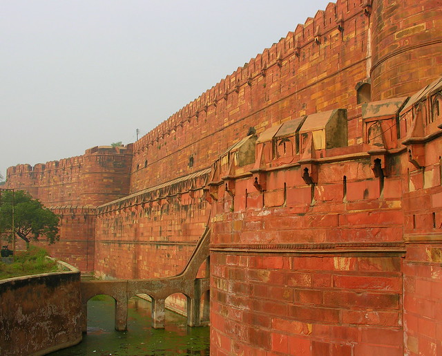INDIA 0599.AGRA RED FORT 阿格拉 红堡
