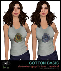 [MG fashion] sleeveless graphic tees :: nautical 4