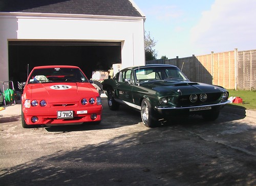  1967 Shelby GT 500 and 1993 Ford Mustang GT 5.0 