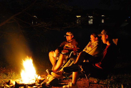 campfire huddle