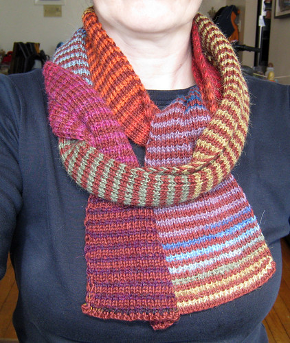 scarf of many colors on