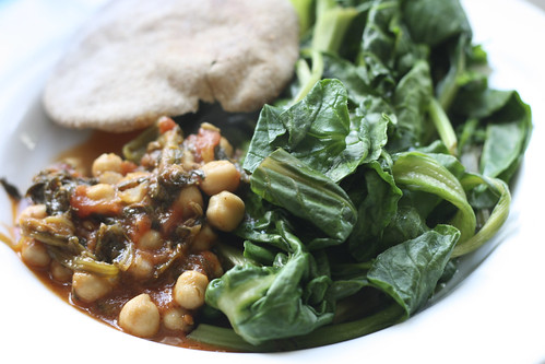 Chickpeas and Spinach