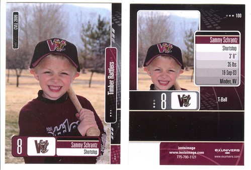 T-Ball Trading Cards