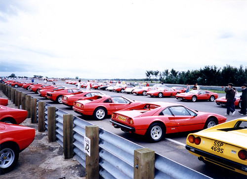 Ferrari Display at Silverstone 1992