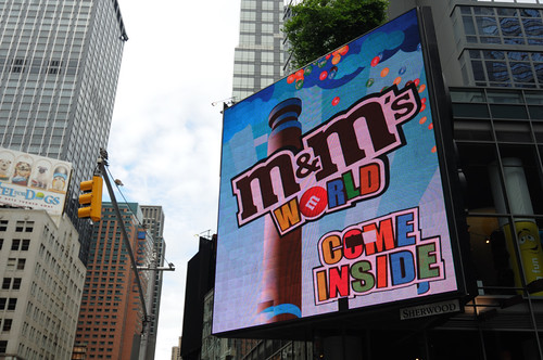 Times Square m&m