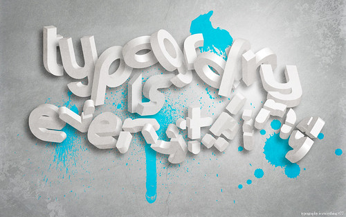 креативный типографический дизайн